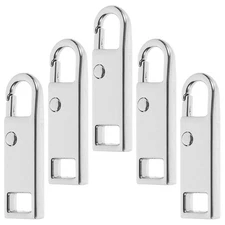 5pcs Detachable Zipper Pull Tab DIY Luggage Backpack Clothing Accessories