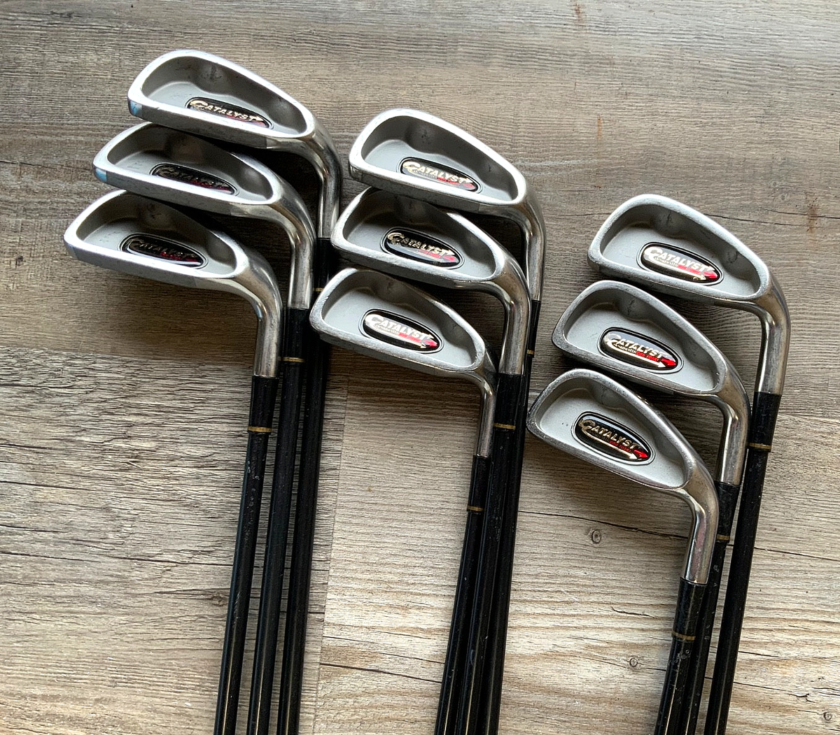 Bob Toski Catalyst RF-290 Irons 3-9 PW SW Graphite Shafts Mens RH 