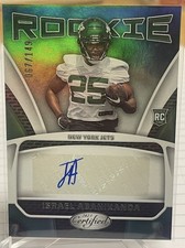 2023 Panini Certified #RS-28 Israel Abanikanda Rookie Signatures #/149 Auto Jets