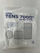Official TENS 7000 Replacement OTC Electrodes Three 2 x2 ; Four 2 x4 Pads