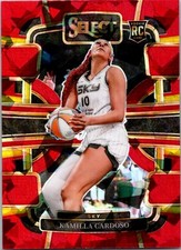 2024 Panini Select WNBA #33 Kamilla Cardoso Prizms Red Ice
