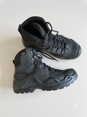 lowa z-6n gtx gore-tex boots hiking men black uk9.5 us10.5 eu44