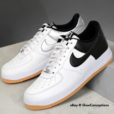 Nike Air Force 1 '07 LV8 Shoes Summit White Black IB6847-100 Men's Sizes NEW