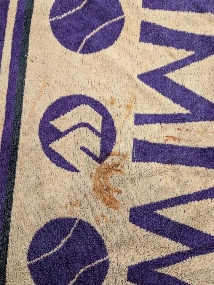 Toalla de playa de tenis Christy púrpura The Championships Wimbledon 2007 Foto 3 de 4