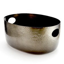 American Metalcraft ATHB14 16 1/4 in Black Aluminum Hammered Tub