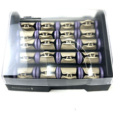 19 Remington H-9096 Velvet Heated Hair Rollers Hot Electric Curlers with Clips
