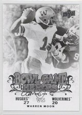 2011 Upper Deck College Football Legends Bowl Game Heroes Warren Moon HOF 0u7