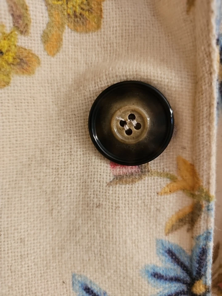 Chaqueta Alberto Makali Chaquetón Floral Talla 6 75% Lana 25% Dacron  Foto 3 de 4