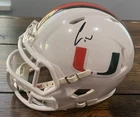 CAM WARD MIAMI QB SIGNED AUTOGRAPHED MINI HELMET HEISMAN IN PERSON AUTO No COA
