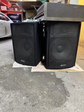 15” PA System Speakers + Kam Amp + Bluetooth Mixer | Flight Case