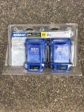 Kobalt 24V MAX Extended Run 4.0Ah Li-ion 2-Batterie - Blue 1361782 