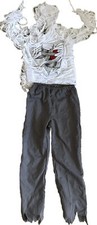 Kids Mummy Costume - Size 7/8 - 2 Piece Outfit - Hooded Long Sleeve Shirt - Pant