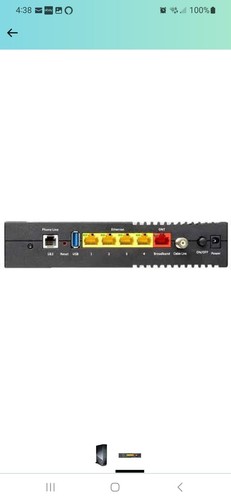 ARRIS NVG468MQ 4 Ports Frontier Router - Black - 第 4/7 張圖片