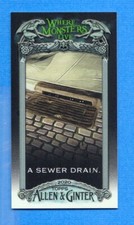 2020 Topps Allen & Ginter Mini Where Monsters Live #MWML6 Sewer Drain