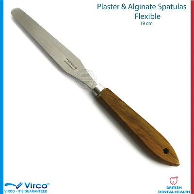 VIRCO UK PLASTER & ALGINATE MIXING SPATULA WAX & MODELLING Elastomers Rigid Arrow Point