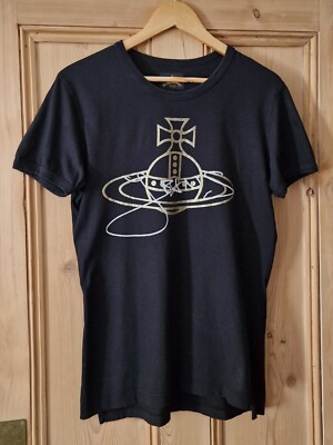 Vivienne Westwood ANGLOMANIA Ｔシャツ　Ｓ Vivienne Westwood Anglomania Gold Foil Orb Black T Shirt Size M