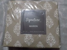 4 pc Queen Brushed Microfiber Beige Sheet Set Bed Sleep Wrinkle Resistant NEW