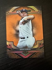 Roger Clemens 2024 Topps Triple Threads Amber Base Card /199 Red Sox