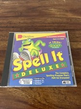 Spell It Deluxe Davidson Educational Windows 3.1/95 PC CD-ROM Macintosh