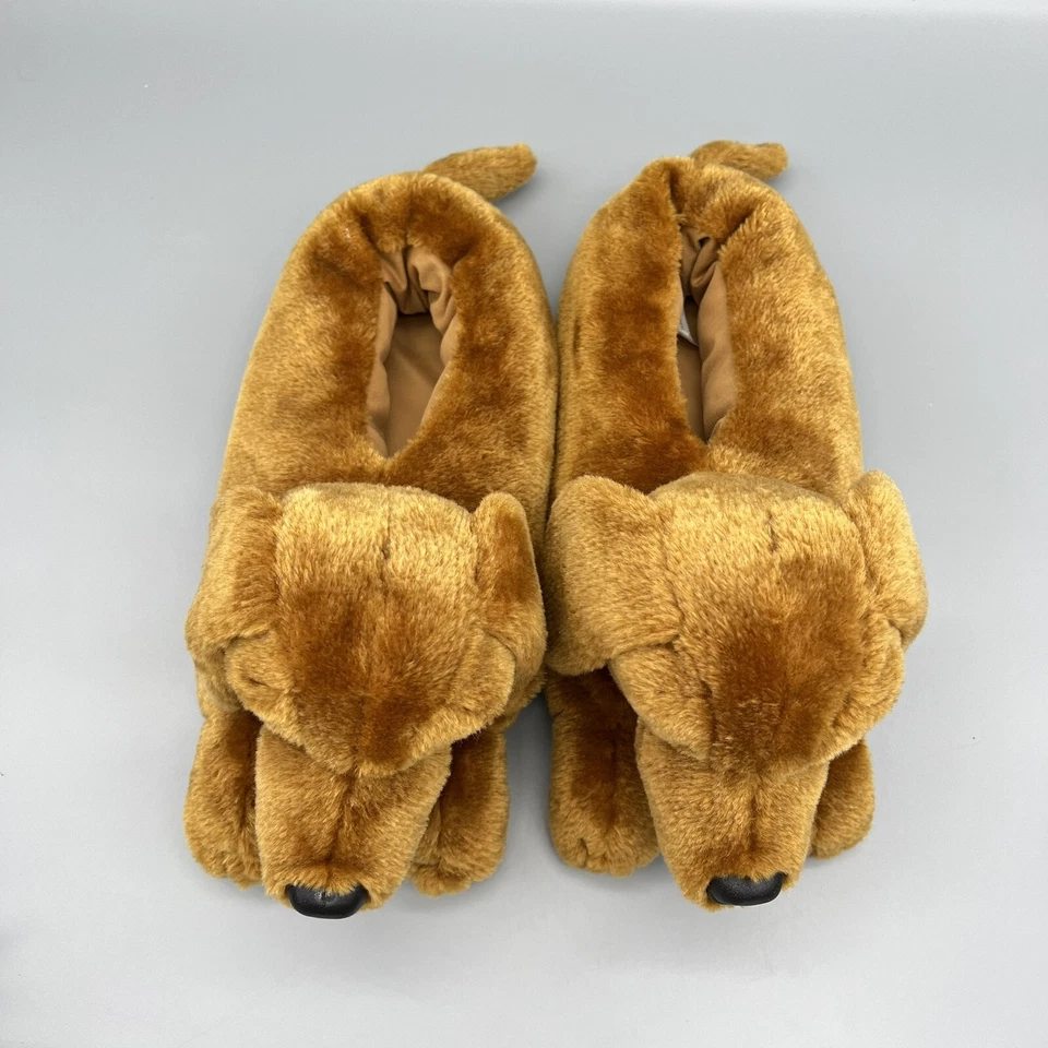 Zapatillas Dachshund Zapatillas Perro Unisex Adulto o Niño Animal Zapatillas Marrón Usadas en Excelente Condición Foto 3 de 4