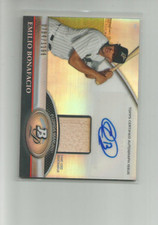 2011 Bowman Platinum Relic Autograph Refractors #EB Emilio Bonifacio 0784/1166