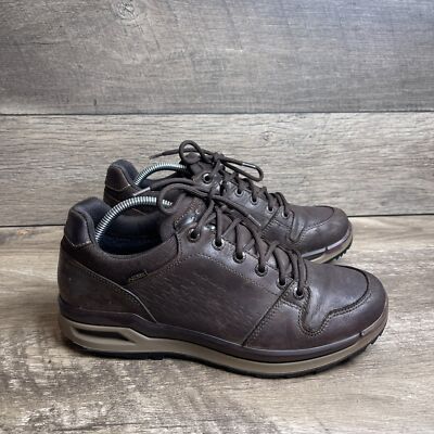 Lowa Locarno GTX Lo 3108120485 Men's US 10M Hiking Shoes Brown Leather Boots