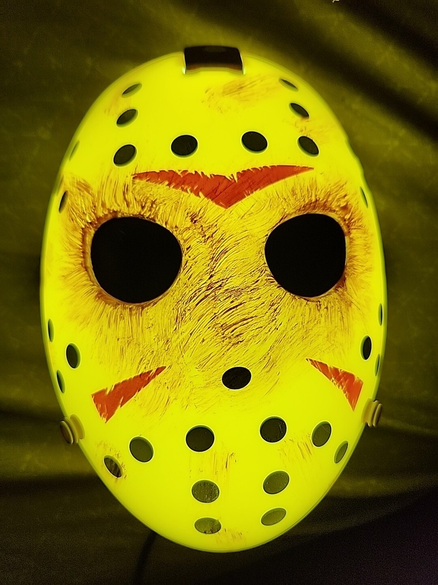 Official Large Friday the 13th Jason Hockey Mask Shaped Light Lamp