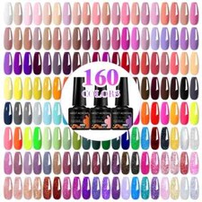 80/20Pcs Glitter Color Gel Nail Polish Set Nail Art Manicure Kits for Nails