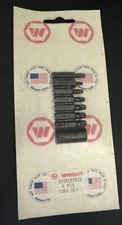 NOS VINTAGE WRIGHT TOOLS 8pc TORX SET S9295 9295 RARE T8 - T30 & BIT HOLDER USA