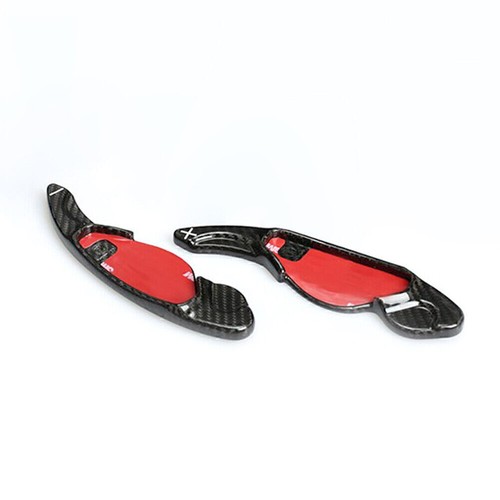 2X Carbon Fiber Steering Wheel Paddle Shifter Extension Fit Land Rover 2010+ - Picture 2 of 8