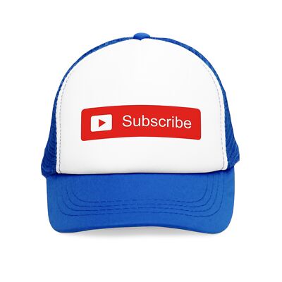YouTube Subscribe Button Mesh Cap