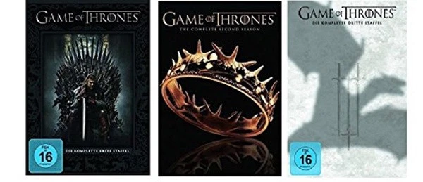 Game of Thrones Season TV Series 1 2 3 Collection 15 DVD Package