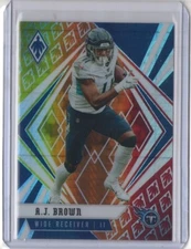 AJ BROWN 2020 Panini Phoenix FIRE BURST Refractor #57 TITANS Ole Miss