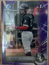 2022 Bowman Chrome Elijah Tatis BCP-23 1st Purple Mojo Refractor 105/250 