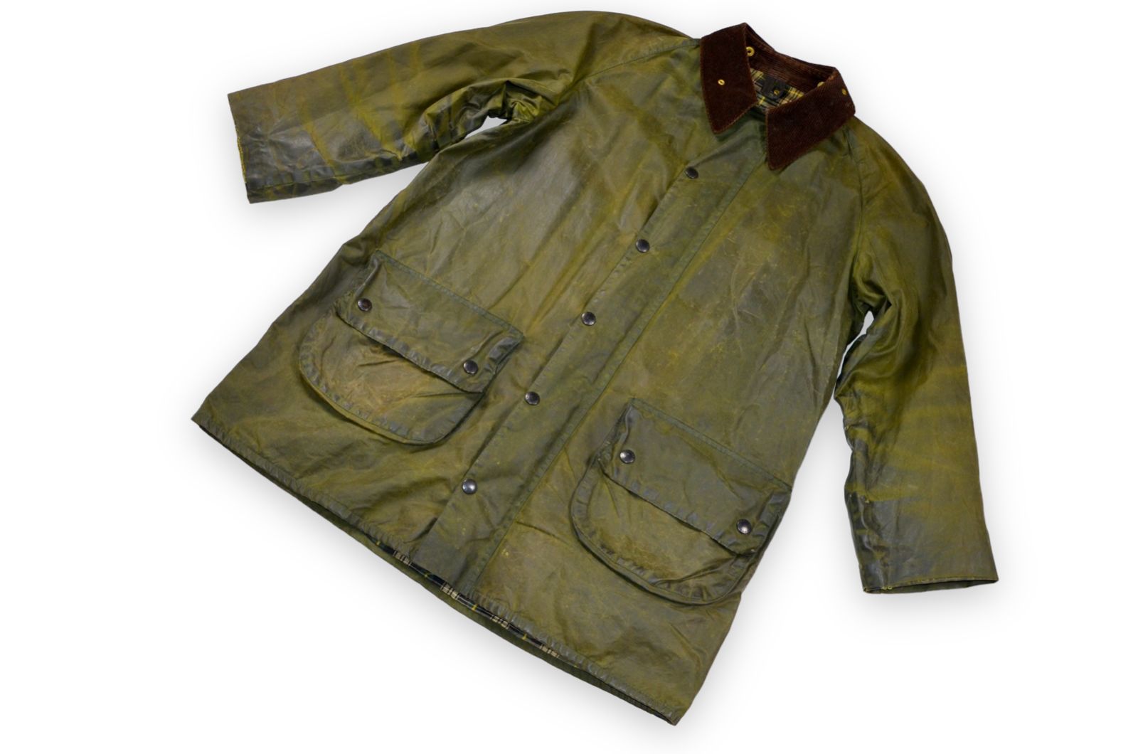Men's Barbour Gamefair Wax Vintage Jacket Green Hunting
