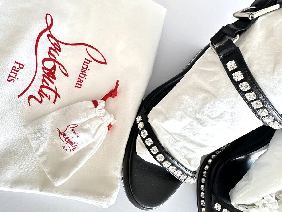 【CHRISTIAN LOUBOUTIN】日本公式在庫無し★Pyrastrass 110mm Christian Louboutin Pyrastrass 110MM Silver Leather Wedges
