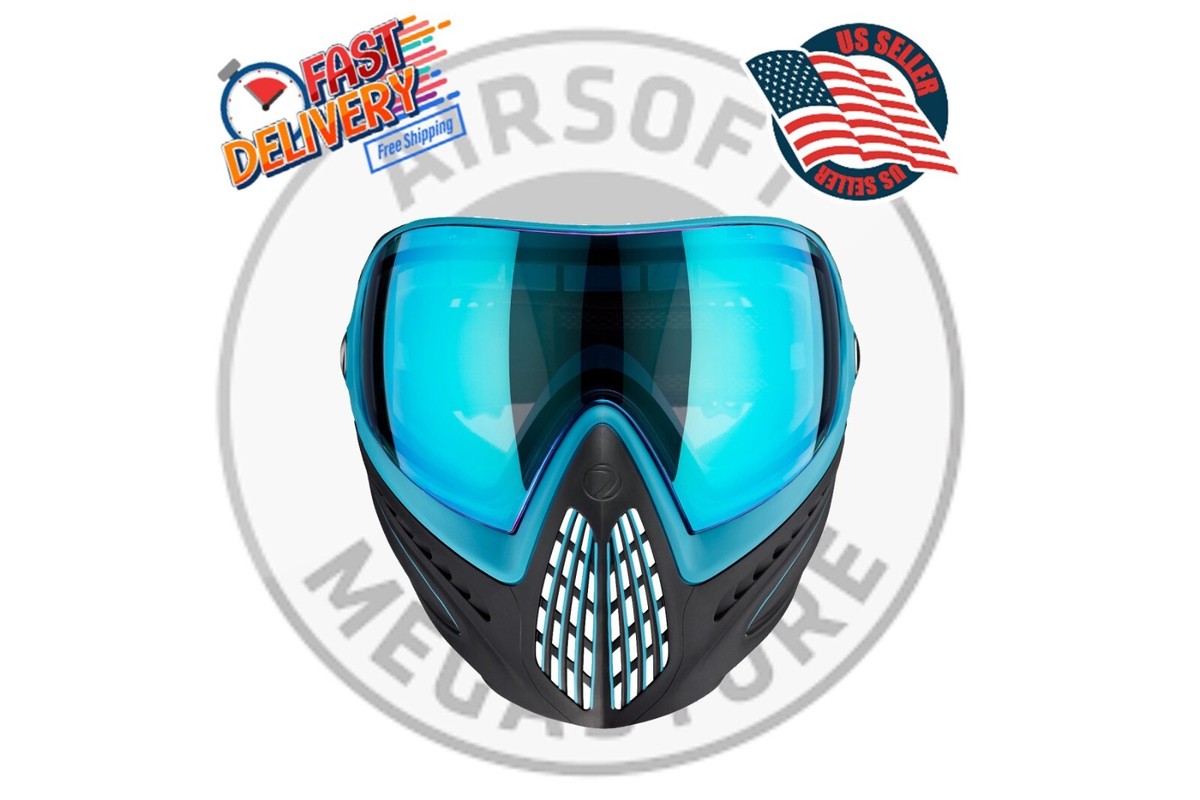 Dye i4 Pro Airsoft Full Face Mask [Thermal Lens] - POWDER BLUE | eBay