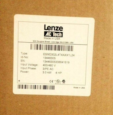 ESMD302L4TXA NEU LENZE Inverter ESMD302L4TXA