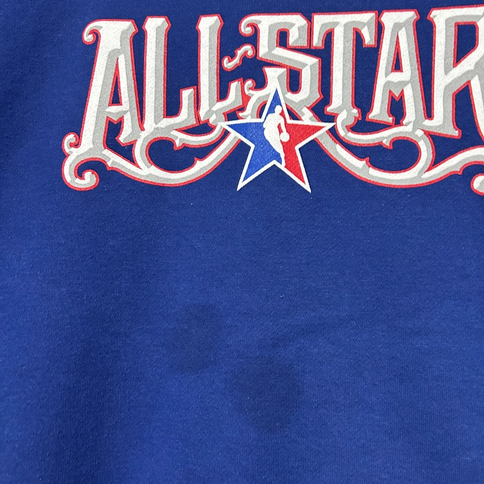 NBA All Star Game Hoodie Men's Medium Blue Pullover Basketball