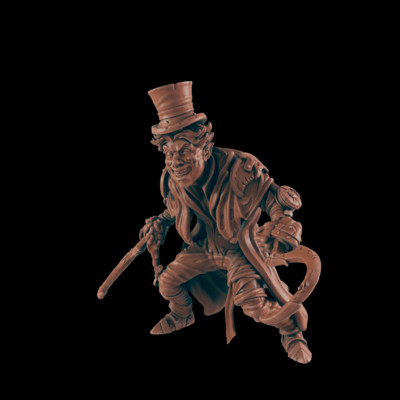 Jack The Ripper - Bolts and Brimstone - Minis - EC3D - Cyber Punk - SciFi RPG