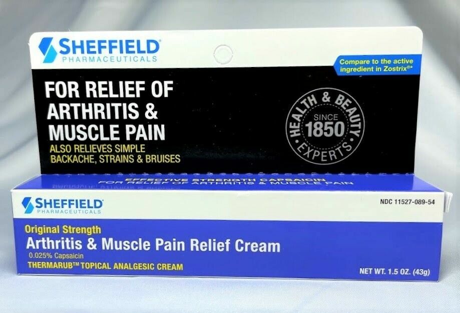 DR. SHEFFIELD'S THERMARUB ARTHRITIS & MUSCLE PAIN RELIEF CREAM**Buy