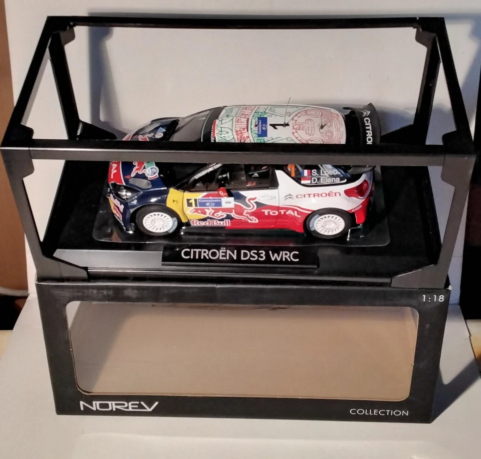 Citroën DS3 WRC Loeb Vainqueur Rally du Mexique 2011 1/18e Norev 181555 - Photo 1/1