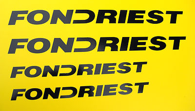 Fondriest top level bicycle decals, Transferts, Stickers - Noir N.210