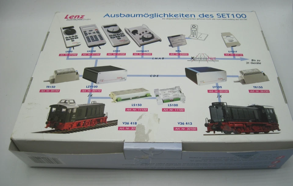 Lenz 60100 Programmable CAB & Command Power Station LZV100 LH100 DCC Railroad - Image 4 of 4