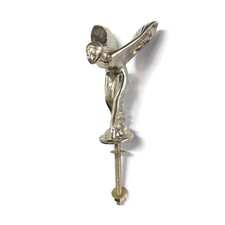 Rolls Royce Car Statue Flying Lady Brass Emblem 16cm Spirit Ecstasy Bolt No Base