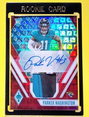 Parker Washington /25 MINT Red Pandora PRIME SELECTIONS RPA 2023 Phoenix 2-Clr 