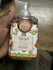Chateau Propre Salted Caramel And Pistachio Scented Hand Soap 16.9oz New