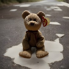 Ty Beanie Babies Curly The Bear Plush Toy - 4052