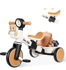 Kids Tricycle Age 1-3 Year Old, Toddler Balance Bike for 2 Years Old, 4