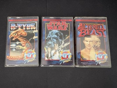 Commodore 64/128 The Hit Squad X3 Spiele (R-Type/Altered Beast/Star Wars) ungetestet
